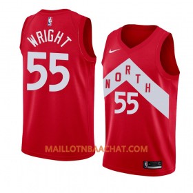 Maillot NBA Toronto Raptors Delon Wright 55 2018-19 Nike Rouge Swingman - Homme